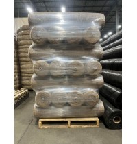 100% Biodegradable Jute Erosion Control Cloth Pallet - 4' x 225' - 28 Roll Per Pallet